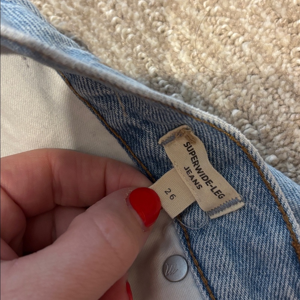 Madewell super wide leg jeans - Picture 3 of 3